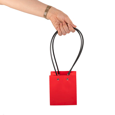 red gift bag