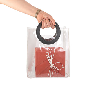 transparent gift bag