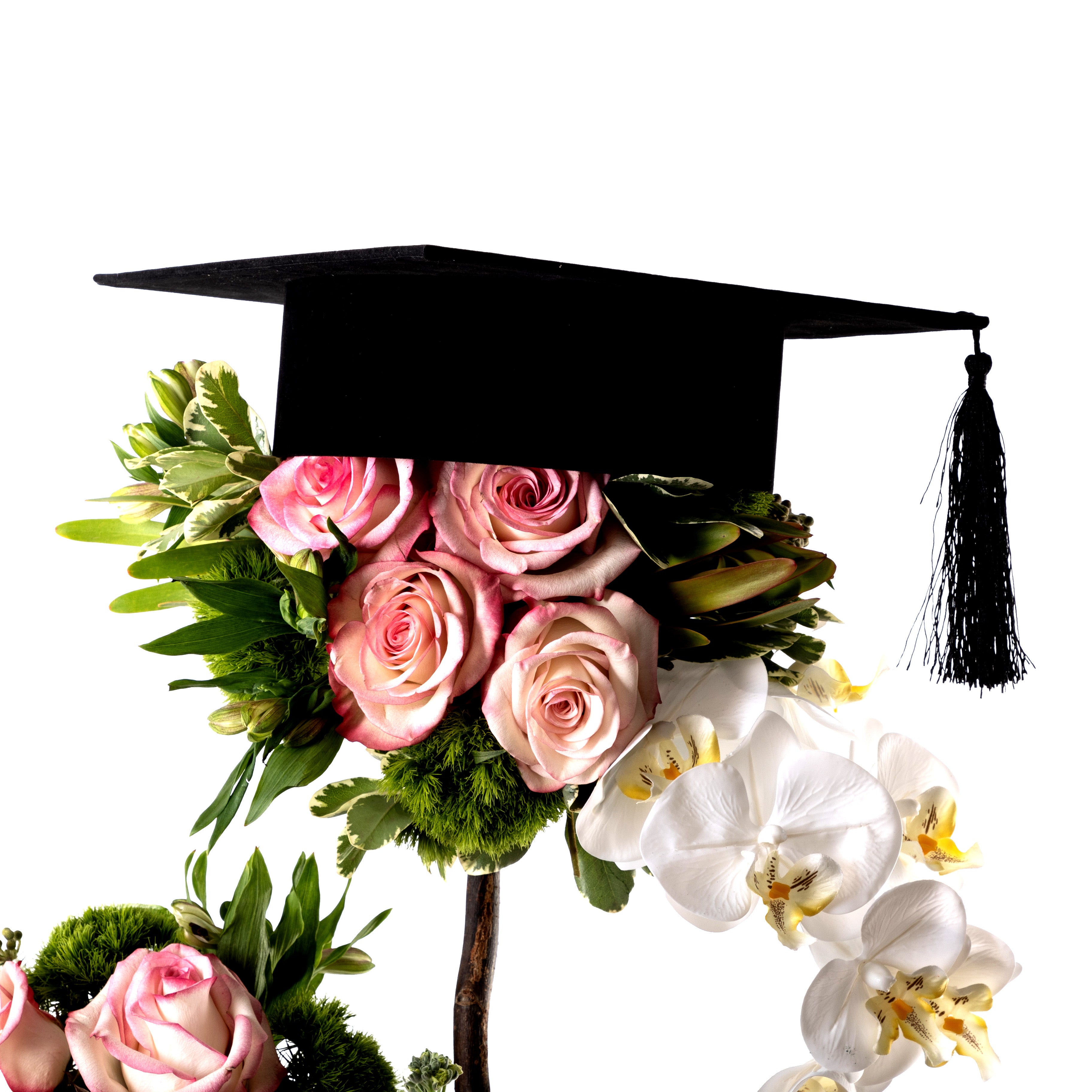 ستاند أزهار لتهنئة التخرج