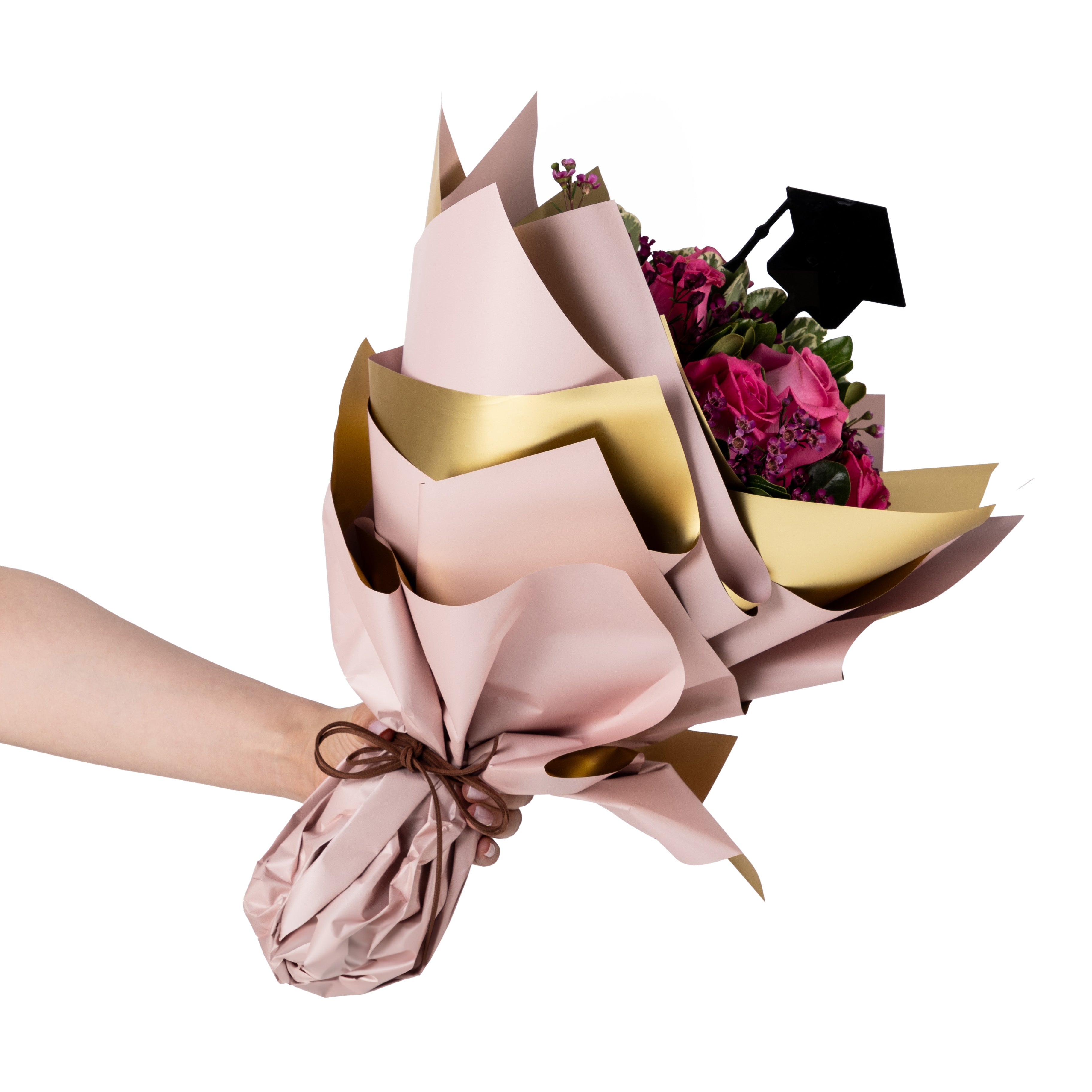 باقة زهور فوشيا