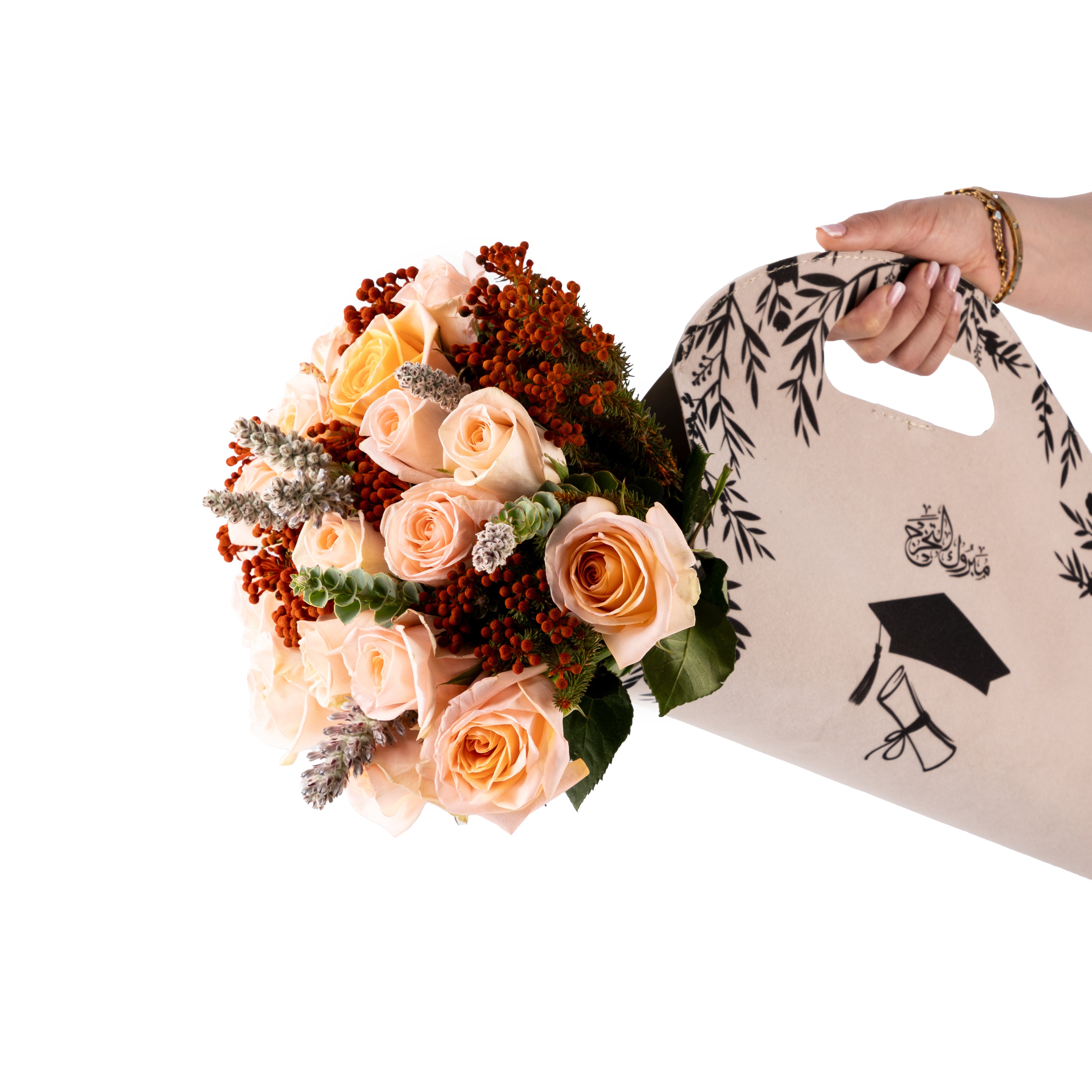 Elegant mixed blooms Bag