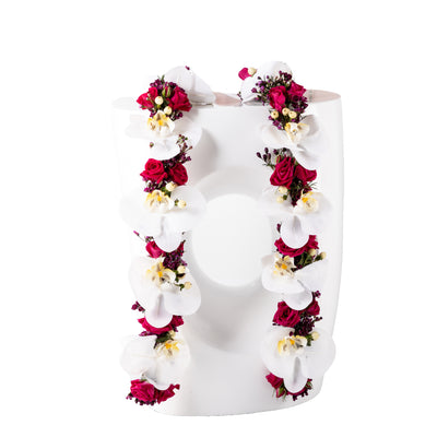 عقد زهري من الورد