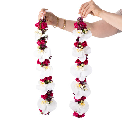 عقد زهري من الورد