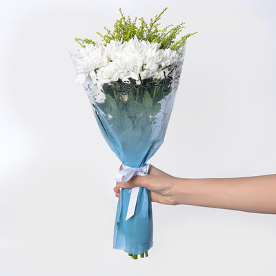 A bouquet of flowers thank you, my teacher - Blue