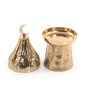 Gold decorated Gergean jar