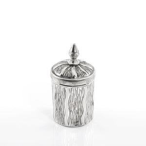 Silver decorated Gergean jar