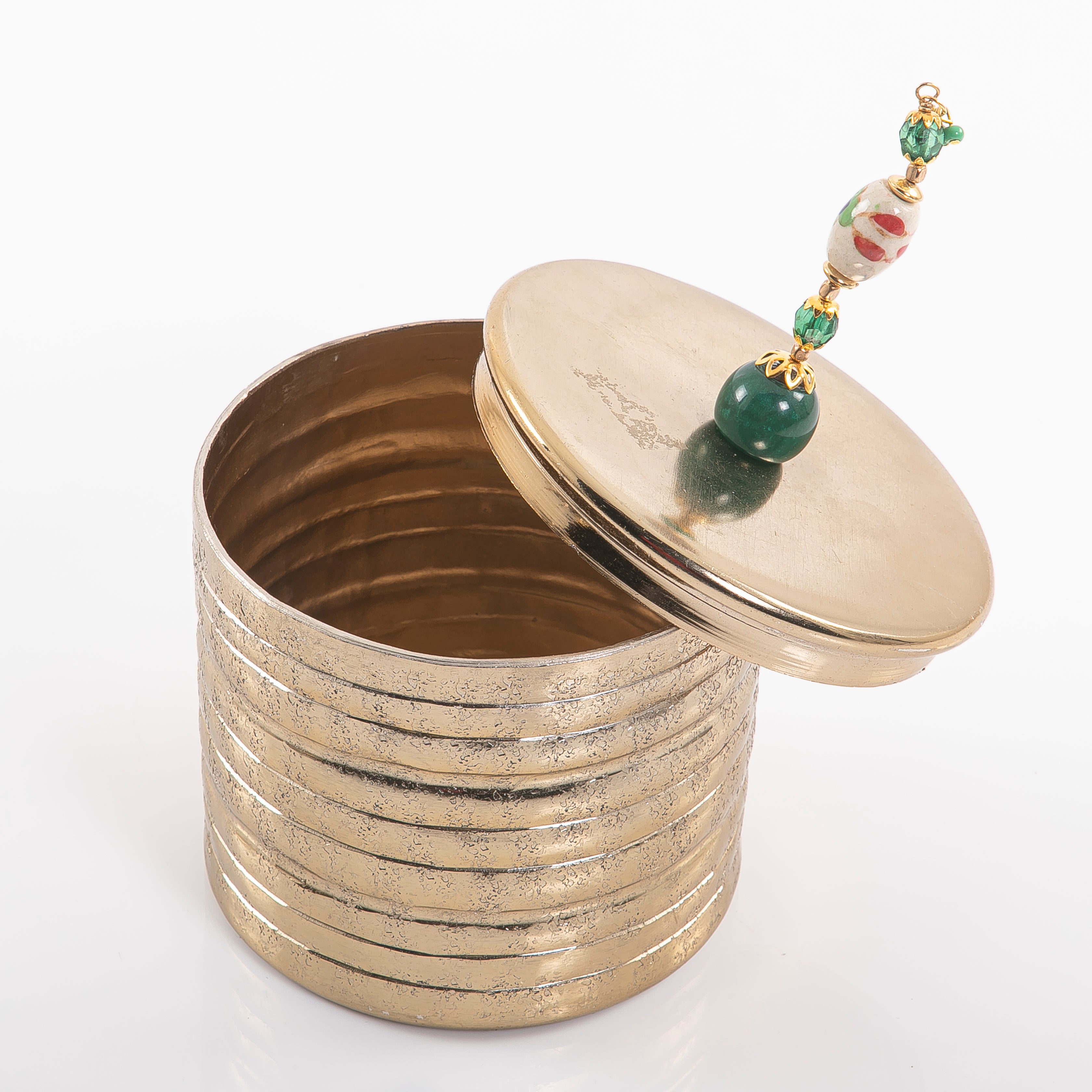 Gold decorated Gergean jar