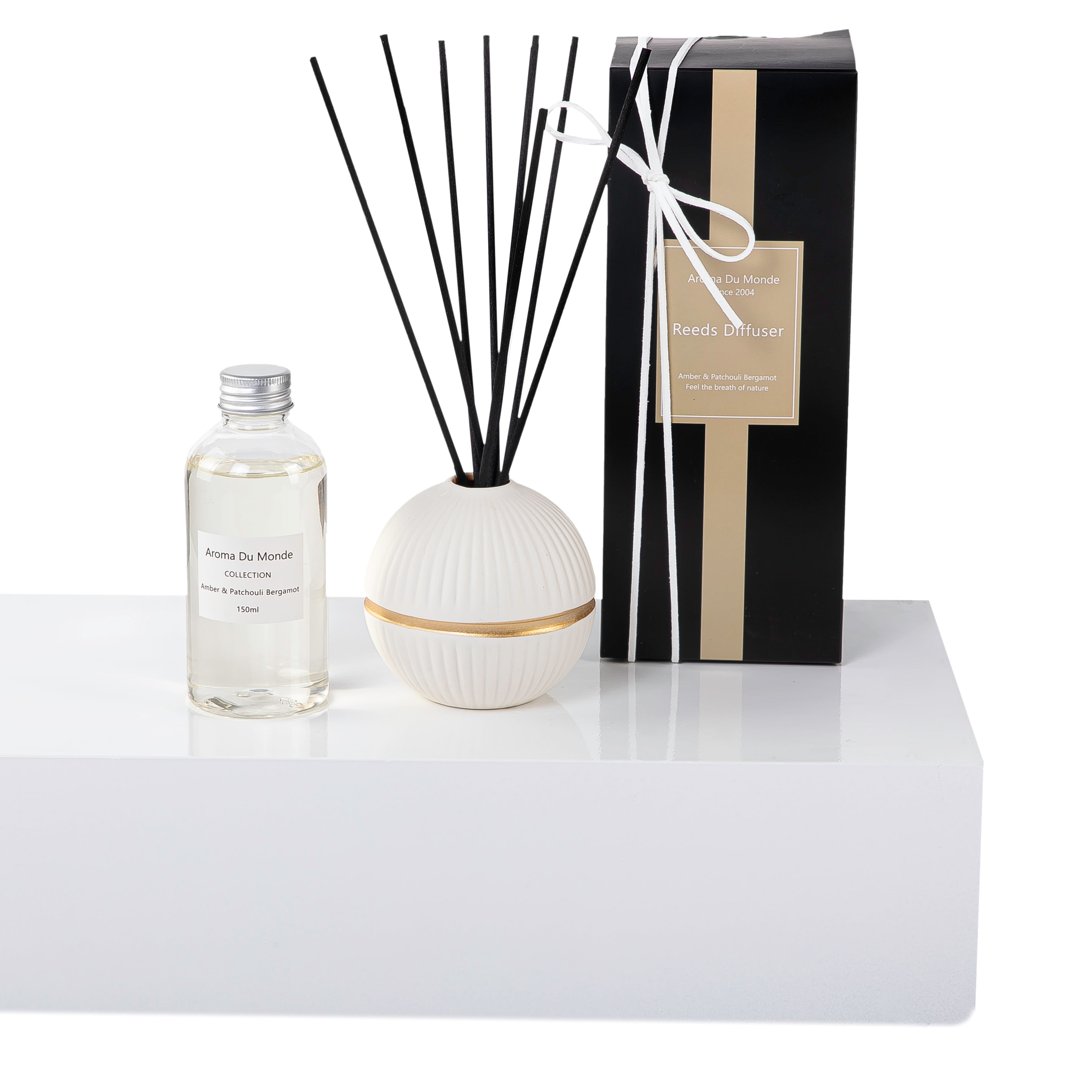 Bottle Made Of Ceramic Aroma Diffuser - Size: 8 * 8 * 8 Cm