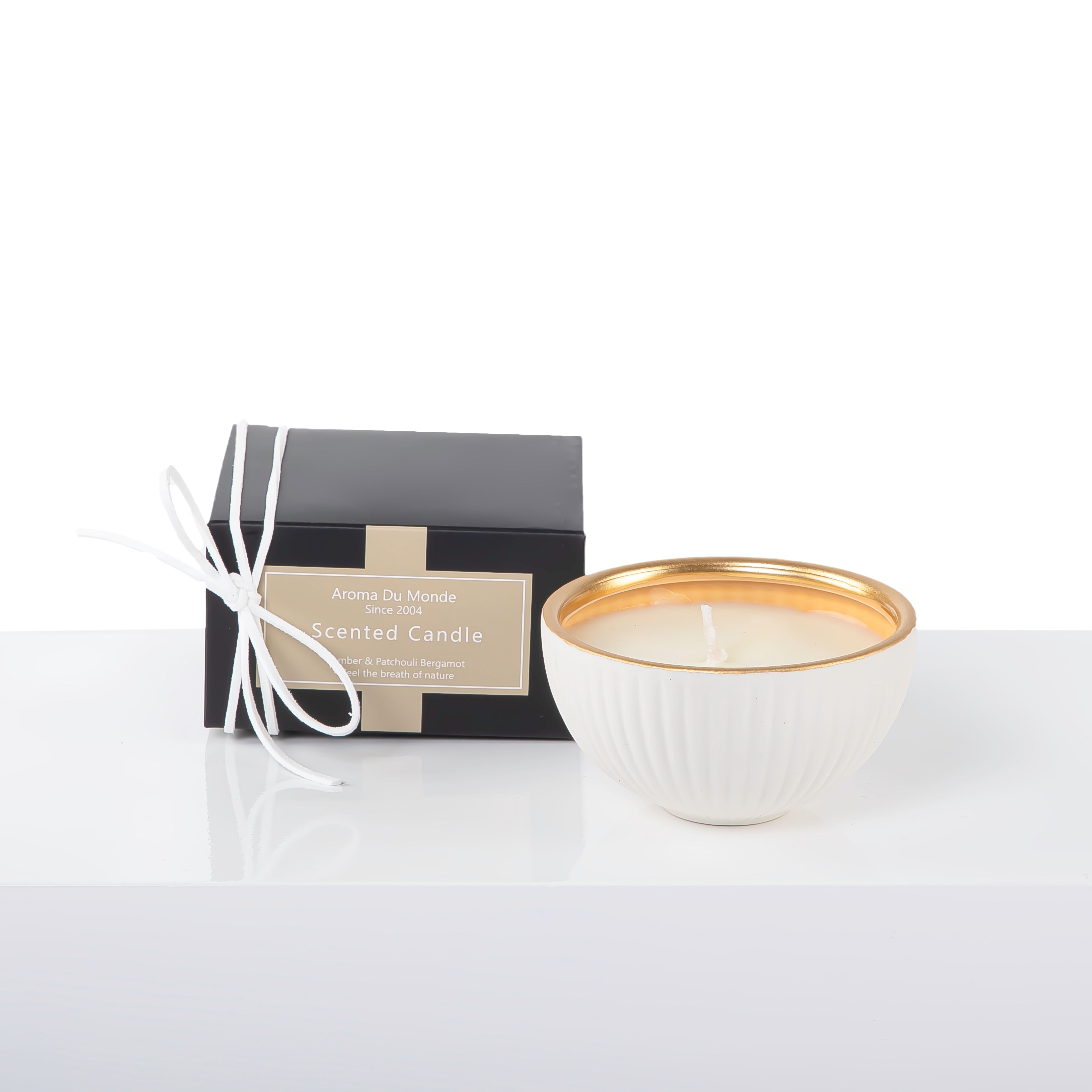 Ceramic Bottle Scented Candle - Size: 9*9*5.5Cm