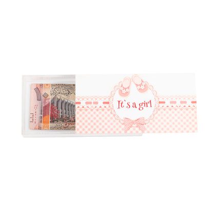 Transparent Acrylic Box "It's a Girl"