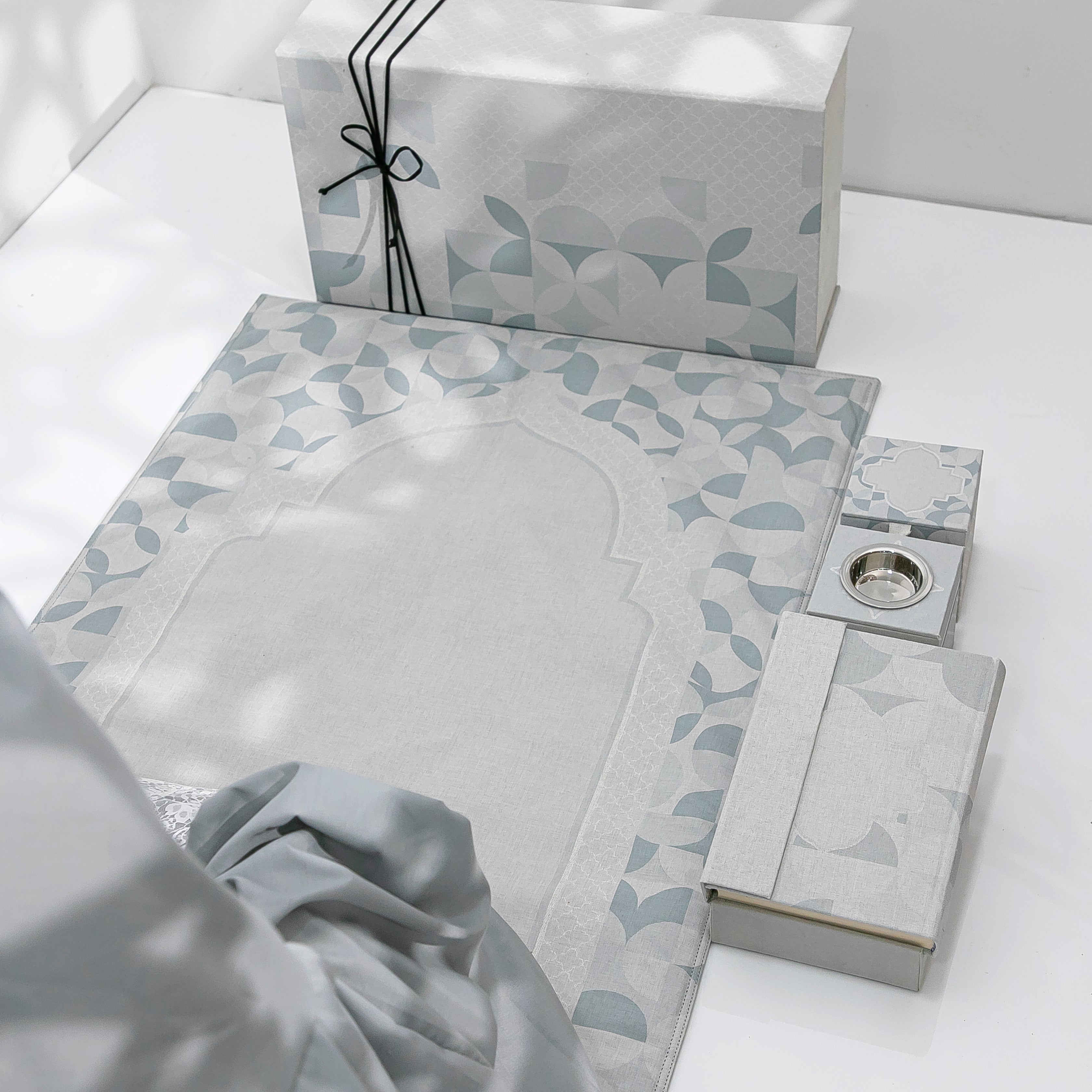 بوكس صلاة هجرة روحية-رمادى فاتح