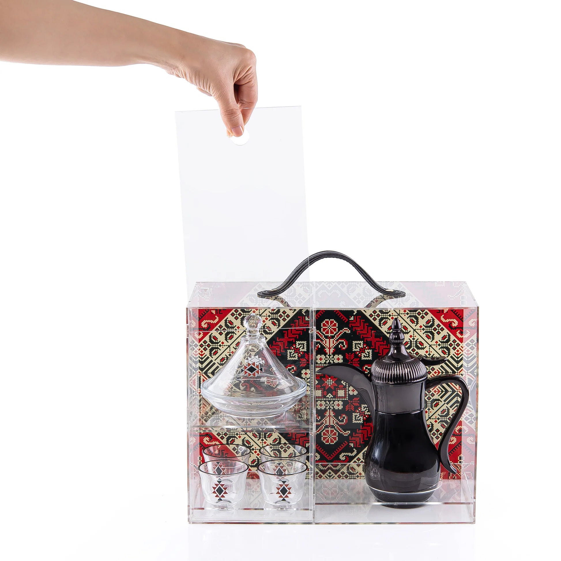 طقم ضيافة السدو - أسود