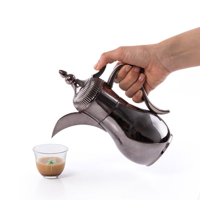 طقم ضيافة السّاس - رمادي 