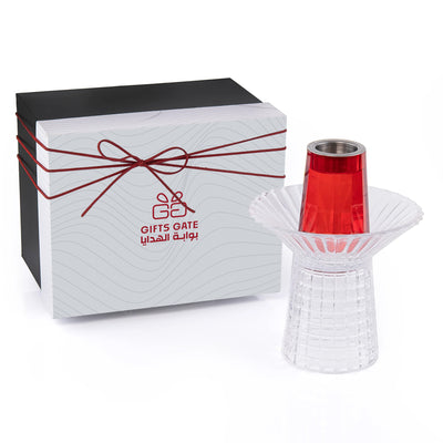 Glass Mabkhar with Gift Box - Red